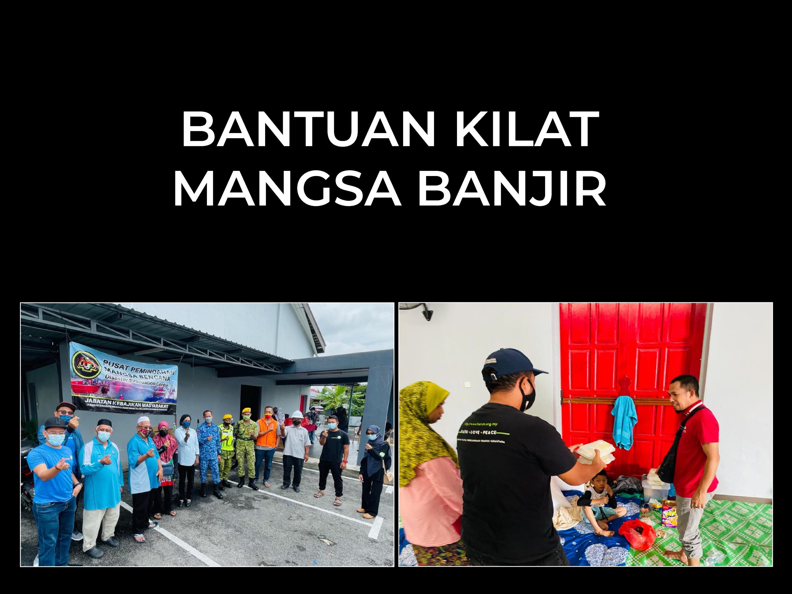 Bantuan Kilat Mangsa Banjir Di Kampung Melayu Subang Dan Kg Bukit Lanchong, Puchong